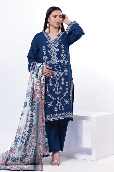 Embroidered | Cambric | Fabrics 3 Piece | AED 220.00