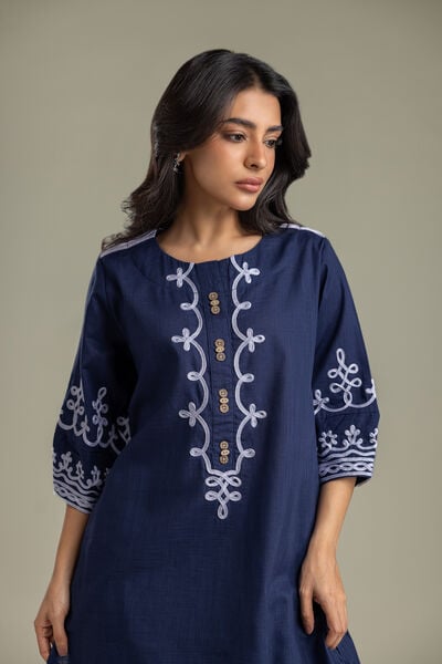Embroidered | Heavy Textured Cotton | Kurta | AED 250.00