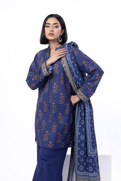 Printed | Textured Cotton | Fabrics 3 Piece | AED 120.00
