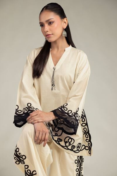 Embroidered | Cotton Dobby | Cotton Dobby Kurta | AED 200.00