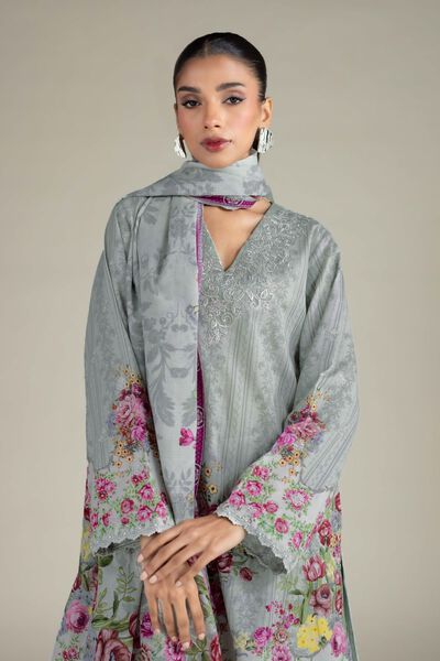 Embroidered | Cambric | Tailored 3 Piece | AED 280.00