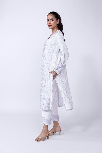 Embroidered | Russian Raw Silk | Pants | AED 36.00