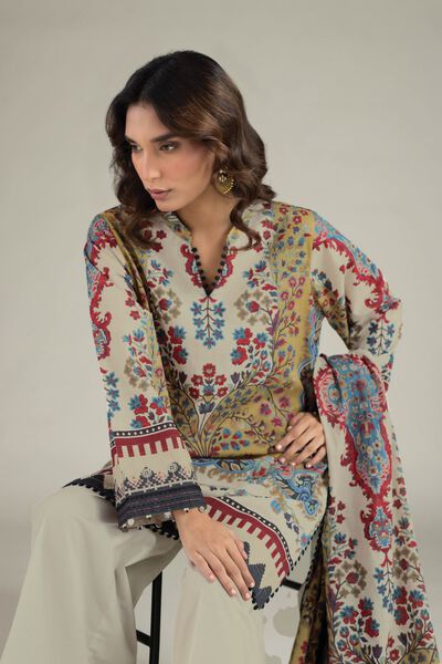 Printed | Messuri | Tailored 3 Piece | AED 250.00