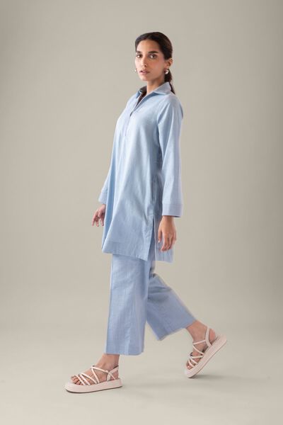 Dyed | Heavy Textured Cotton | Pants | AED 80.00