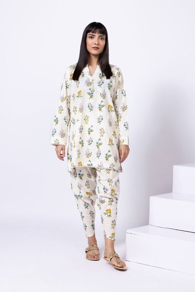Embroidered | Crosshatch Poplin | Kurta | AED 120.00