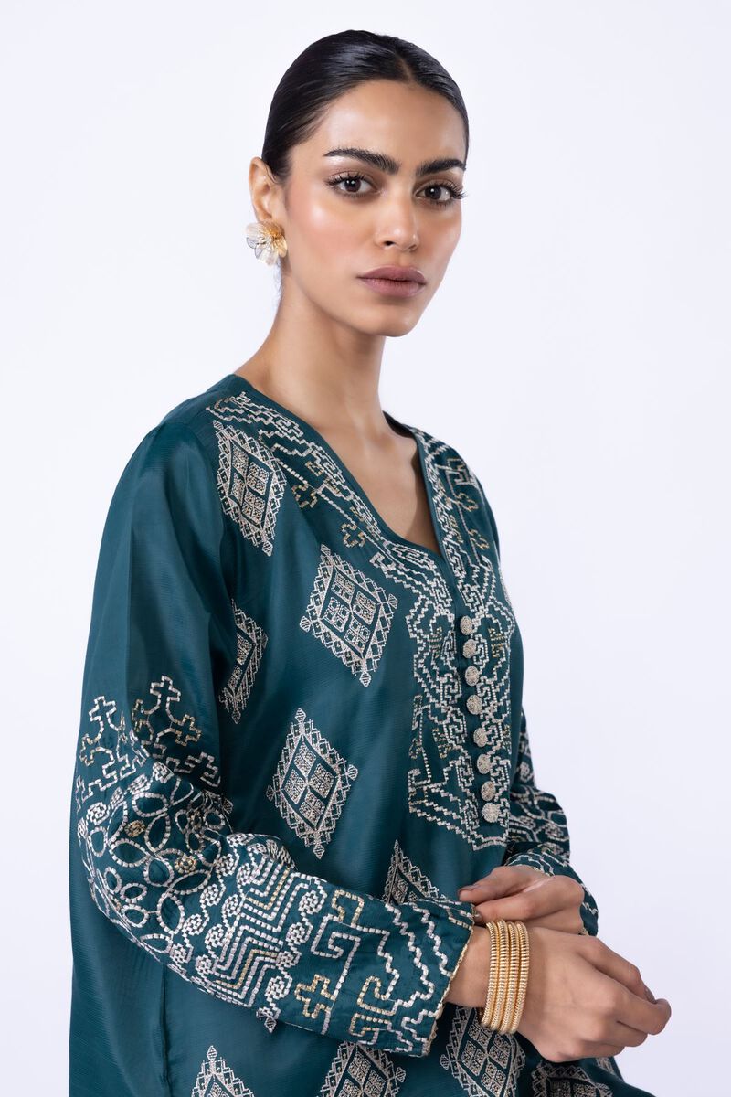 Embroidered | Thai Silk | Kurta | AED 78.00