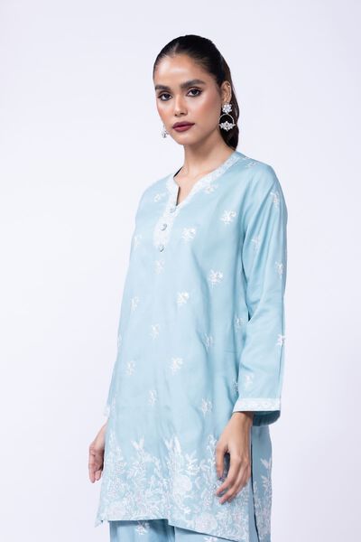 Embroidered | Russian Raw Silk | Kurta | AED 60.00