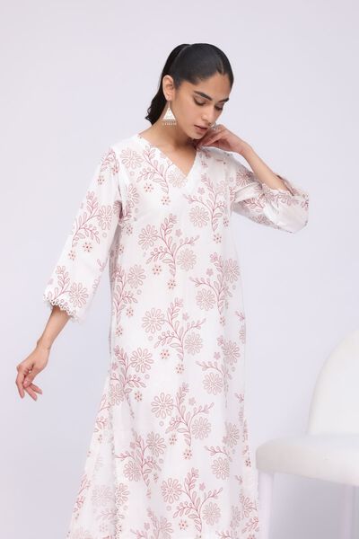 Printed | Cambric | Kurta | AED 40.00