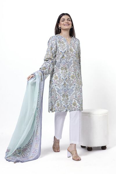 Printed | Lawn | Fabrics 2 Piece | Top and Dupatta | AED 60.00