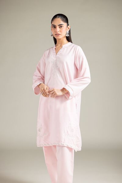 Embroidered | Blended Cambric | Kurta | AED 78.00