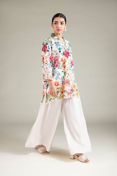 Printed | Polyester Silk | Pants | AED 80.00