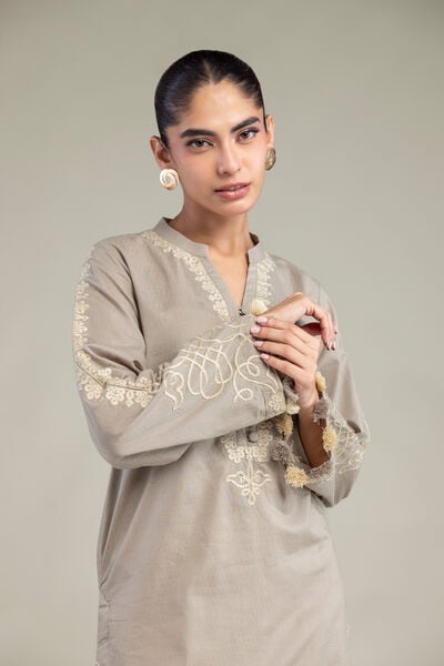 Embroidered | Cotton Dobby | Cotton Dobby Kurta | AED 200.00