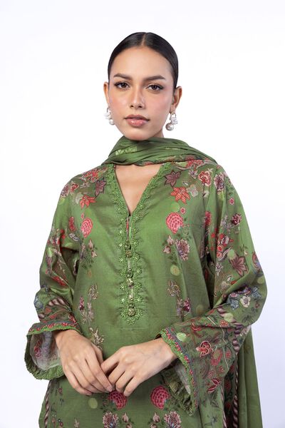 Printed | Jacquard | Fabrics 3 Piece | AED 180.00