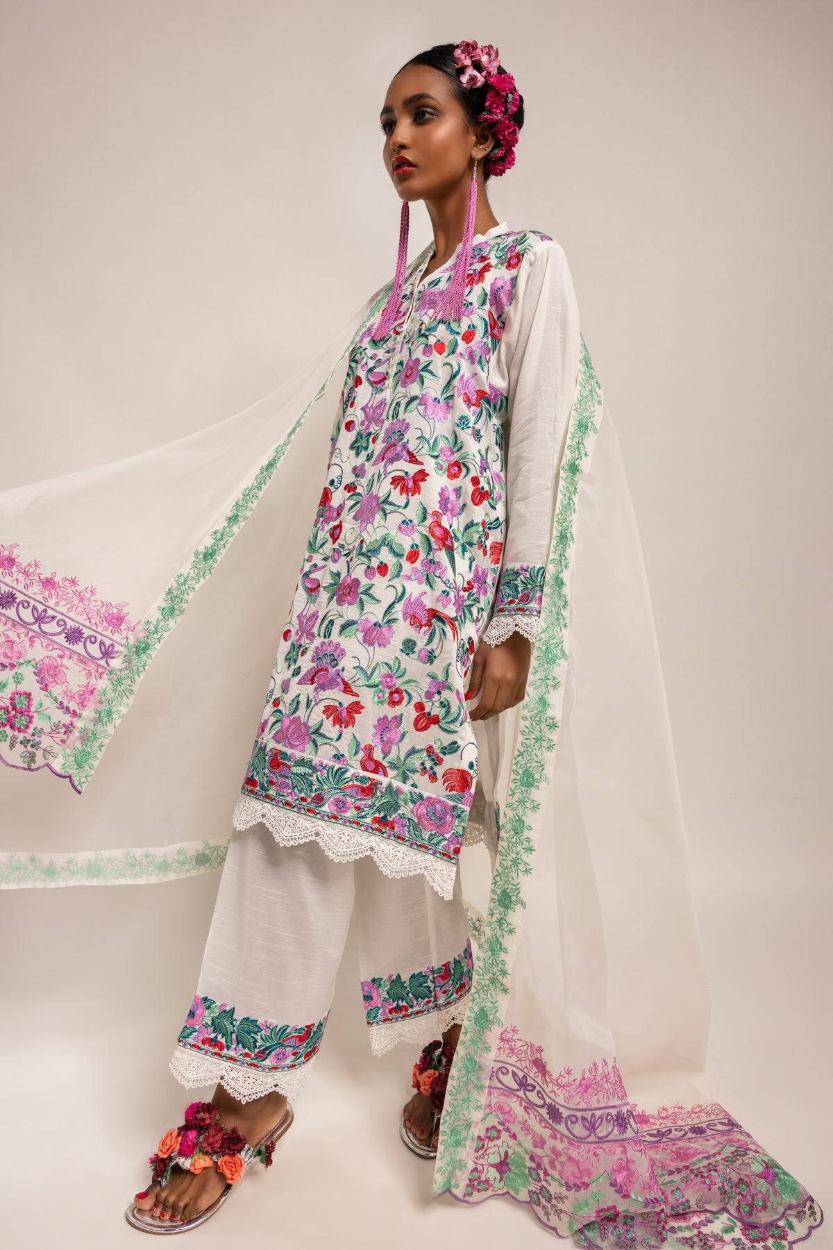Buy Dupatta Embroidered 21.00 AED 1001772542 Khaadi United