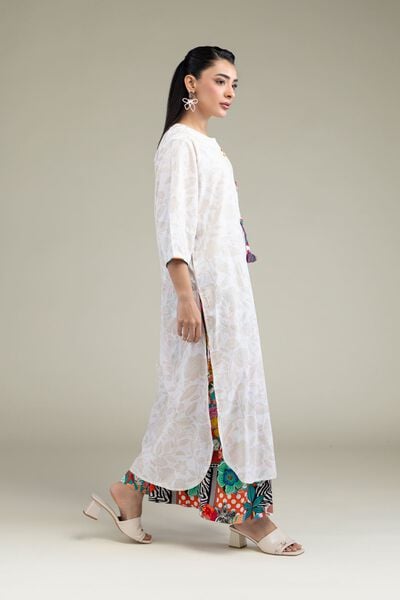 Printed | Cotton Dobby | Cotton Floral Pants | AED 100.00