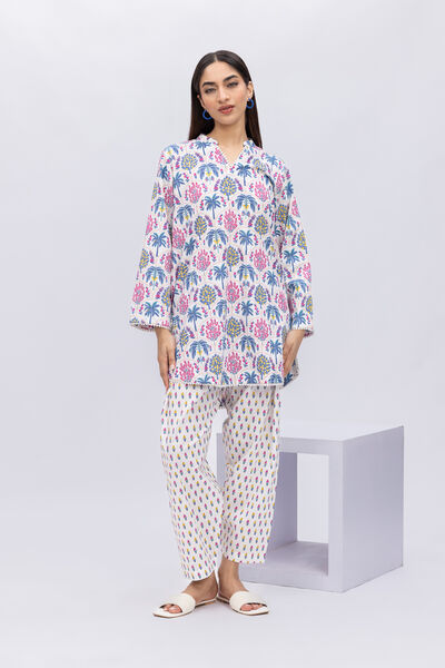 Printed | Crosshatch Poplin | Kurta | AED 100.00