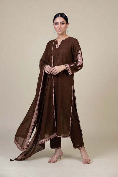 Embroidered | Light Khaddar | Solid Khaddar Pants | AED 130.00