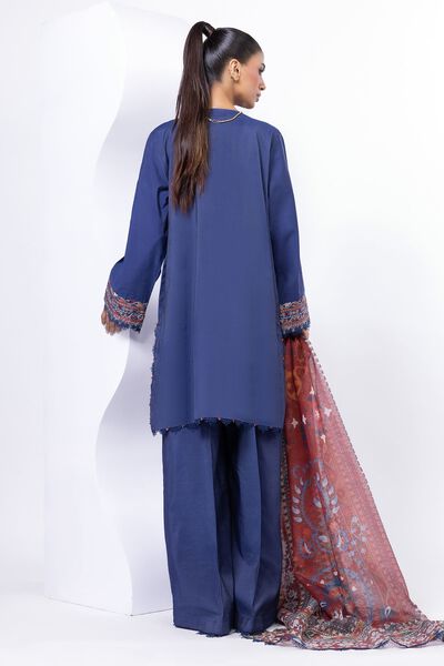 Embroidered | Dull Raw Silk | Fabrics 3 Piece | AED 102.00