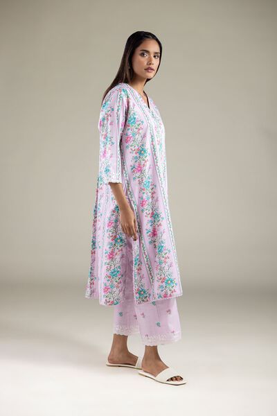 Embroidered | Textured Cotton | Pants | AED 30.00