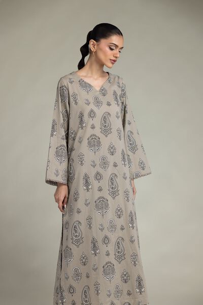 Cambric | Paisley Floral Kurta | AED 180.00