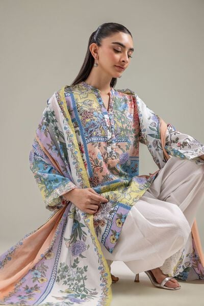 Embroidered | Cotton Dobby | Button-Down Cotton Kurta | AED 130.00