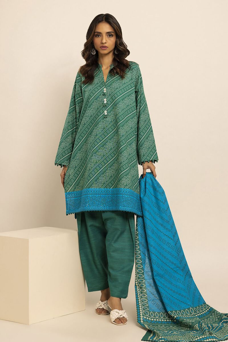 Printed | Light Khaddar | Fabrics 3 Piece | null