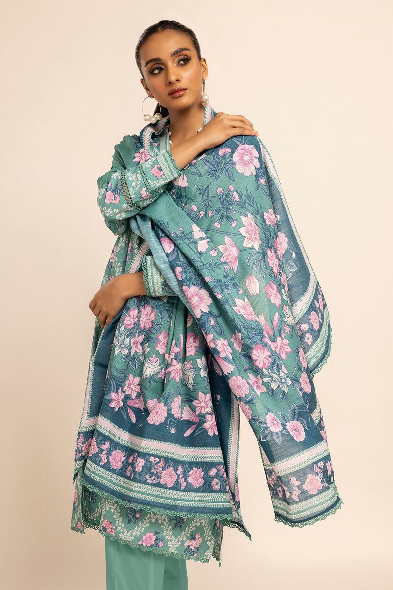 Printed | Light Khaddar | Fabrics 3 Piece | null