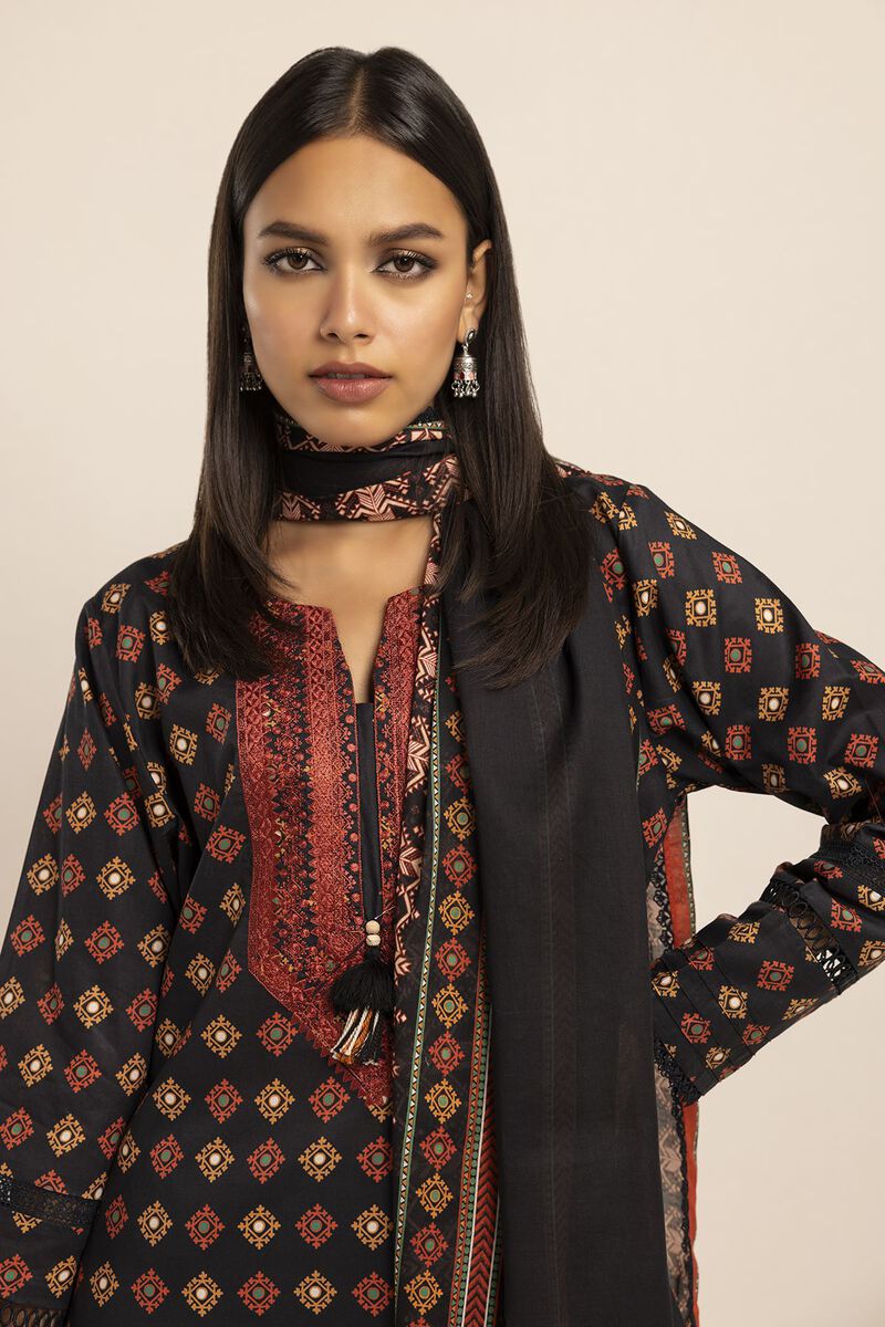 Cambric | Embroidered | Fabrics 2 Piece | Top Dupatta | null