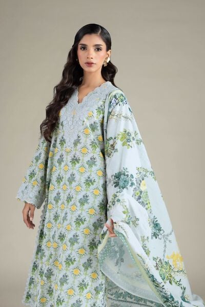 Embroidered | Cambric | Tailored 3 Piece | AED 280.00