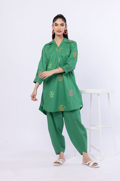 Dyed | Crosshatch Poplin | Pants | AED 18.00