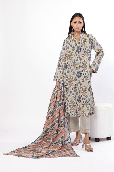 Printed |Khaddar | Fabrics 3 Piece | AED 120.00