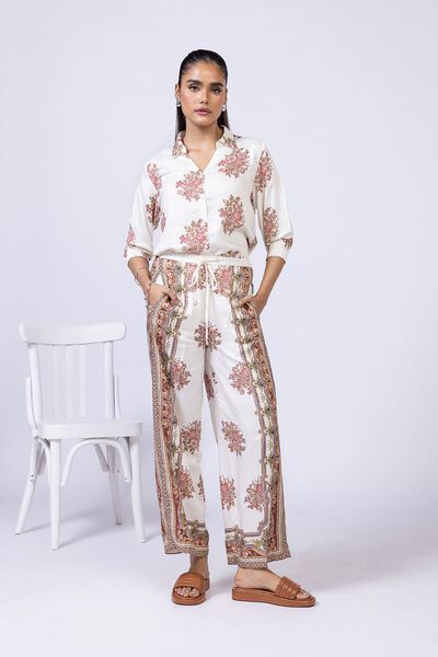 Printed | Viscose Crepe | Trousers | AED 24.00