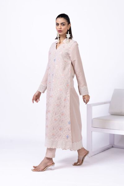 Embroidered | Cotton Reflex | Pants | AED 30.00