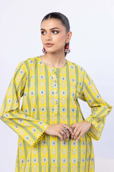 Printed | Ripple Crinkle | Kurta | AED 100.00