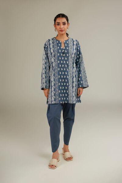 Cambric | Solid Blue Shalwar | AED 100.00