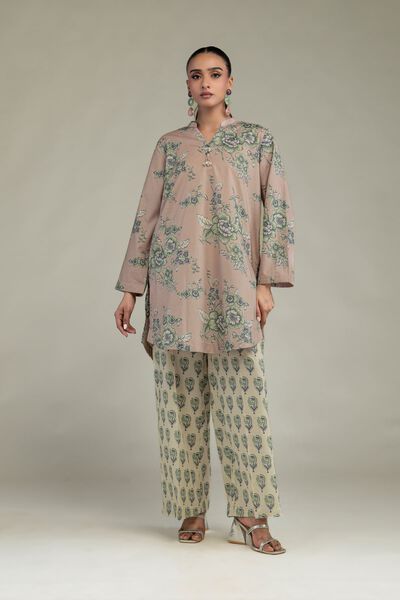 Printed | Cambric | Floral Cambric Pants | AED 130.00