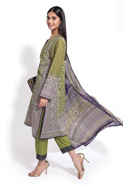 Lawn | Embroidered | Fabrics 3 Piece | AED 120.00