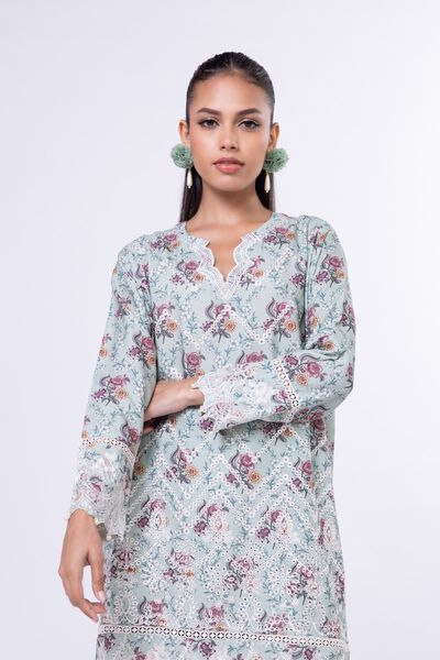 Embroidered | Viscose Oak Silk | Kurta | AED 96.00