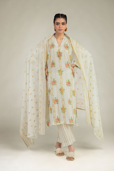Printed | Lawn | Floral Lawn Dupatta | AED 130.00