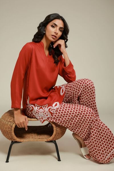 Embroidered | Viscose | Kurta | AED 130.00