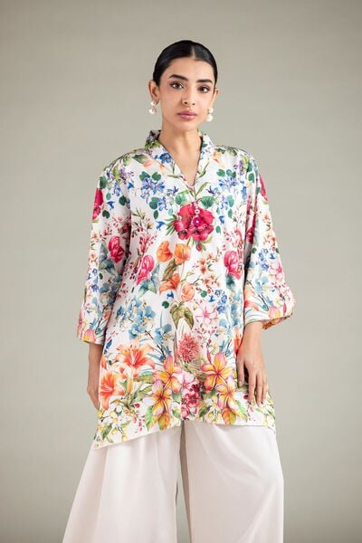 Printed | Polyester Silk | Kurta | AED 100.00