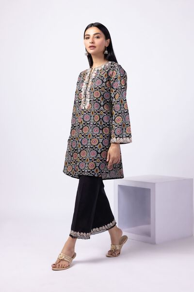 Embroidered | Cambric | Pants | AED 68.00