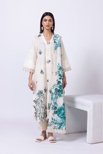 Embroidered | Crosshatch Poplin | Kurta | AED 80.00