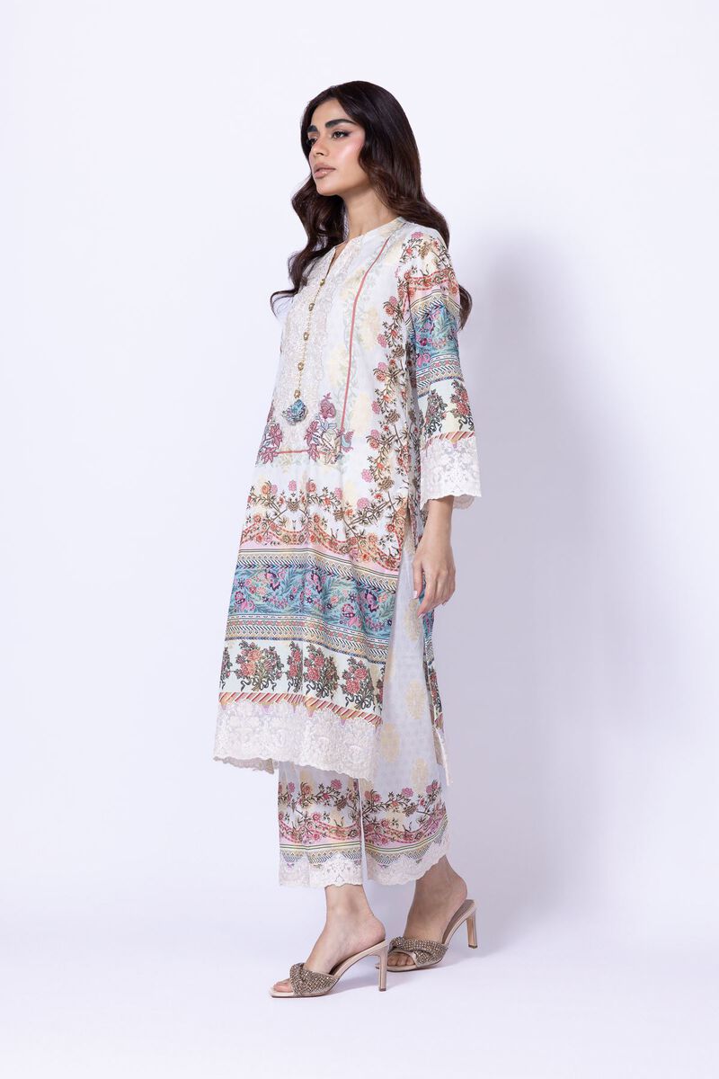 Embroidered | Cotton Polyester Broshia Jacquard | Pants | AED 36.00