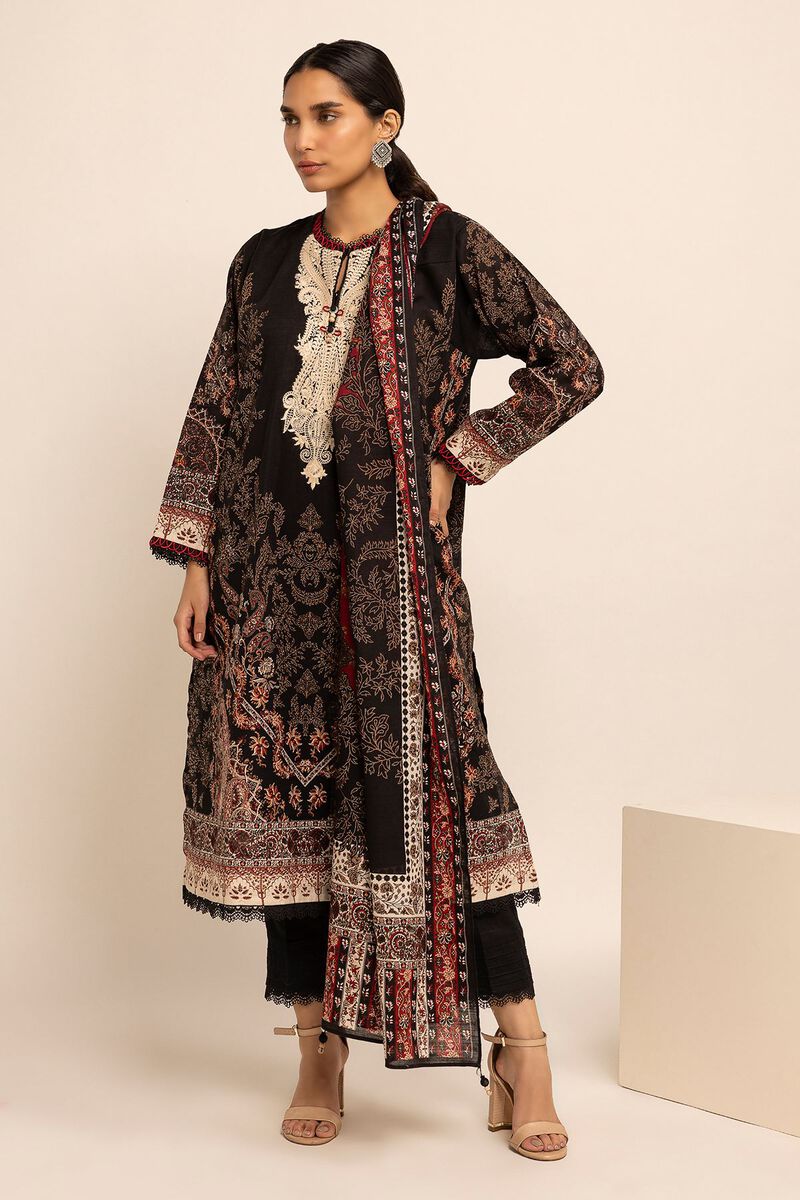 Embroidered | Light Khaddar | Fabrics 3 Piece | null