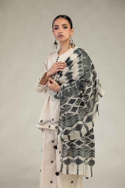 Textured Lawn | Embroidered | Textured Lawn Dupatta | AED 80.00