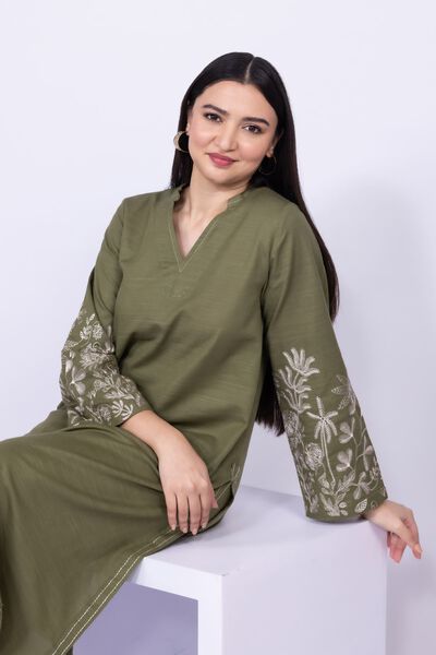 Embroidered | Khaddar | Kurta | AED 30.00