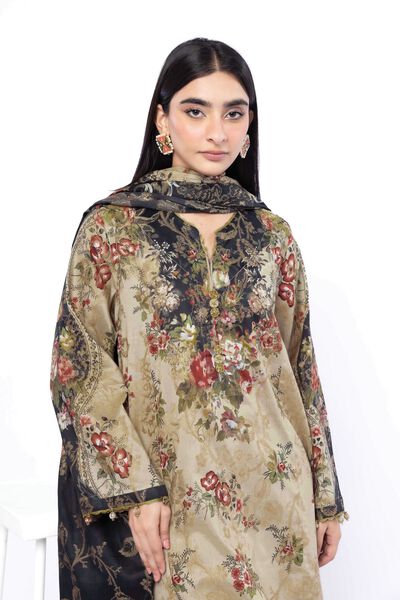 Printed | Jacquard | Fabrics 3 Piece | AED 180.00