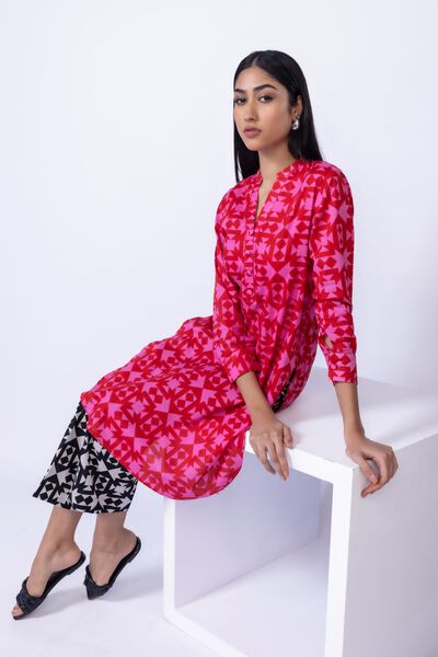 Printed | Cambric | Kurta | AED 40.00
