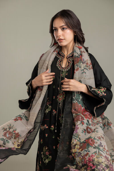 Embroidered | Polyester Silk | Dupatta | AED 130.00